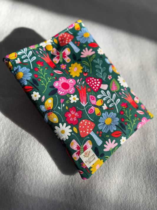 Whimsical Nature Book and E-Reader Sleeves