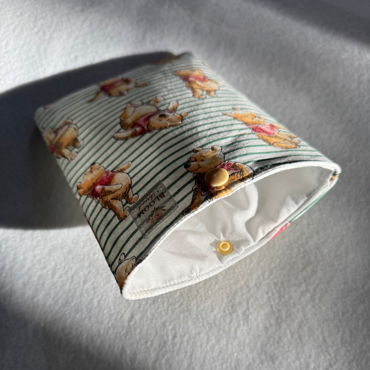 Striped Pooh Book and E-Reader Sleeves
