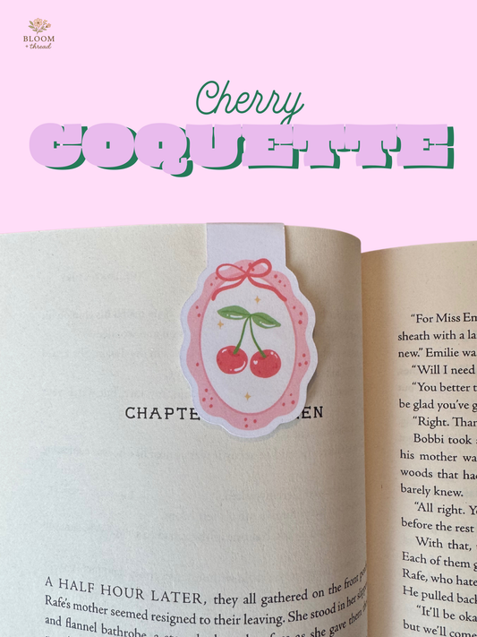 Kitty Loaf, Cherry and the Snowglobe Magnetic Bookmarks