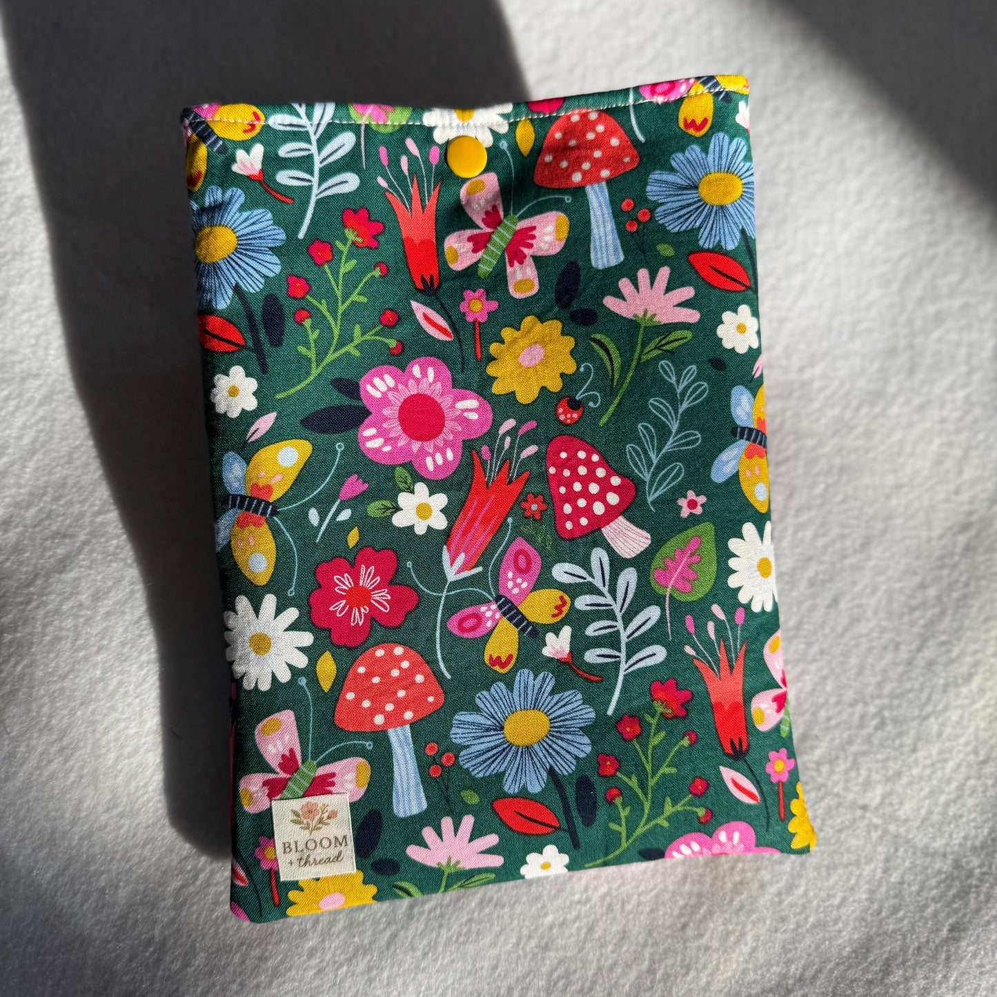 Whimsical Nature Book and E-Reader Sleeves