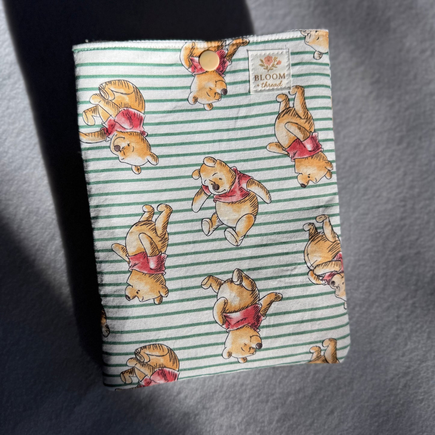 Striped Pooh Book and E-Reader Sleeves