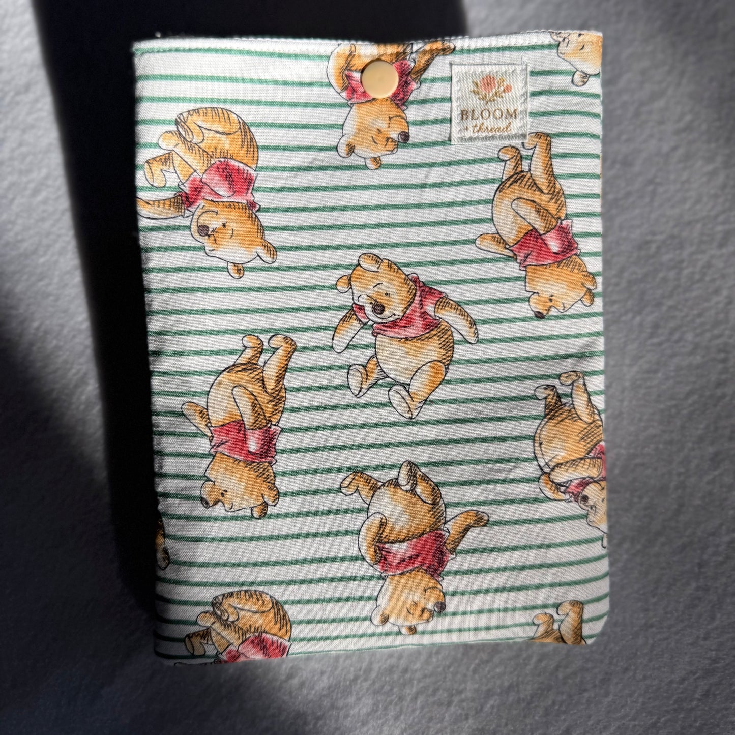 Striped Pooh Book and E-Reader Sleeves