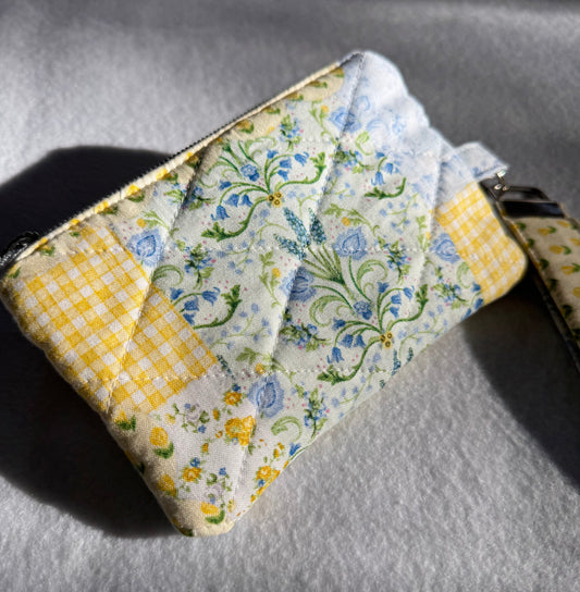 Farmhouse Patchwork Wristlet