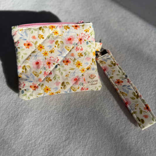 Wildflower Bows Wristlet