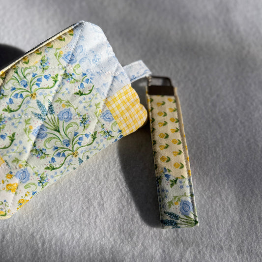 Farmhouse Patchwork Wristlet
