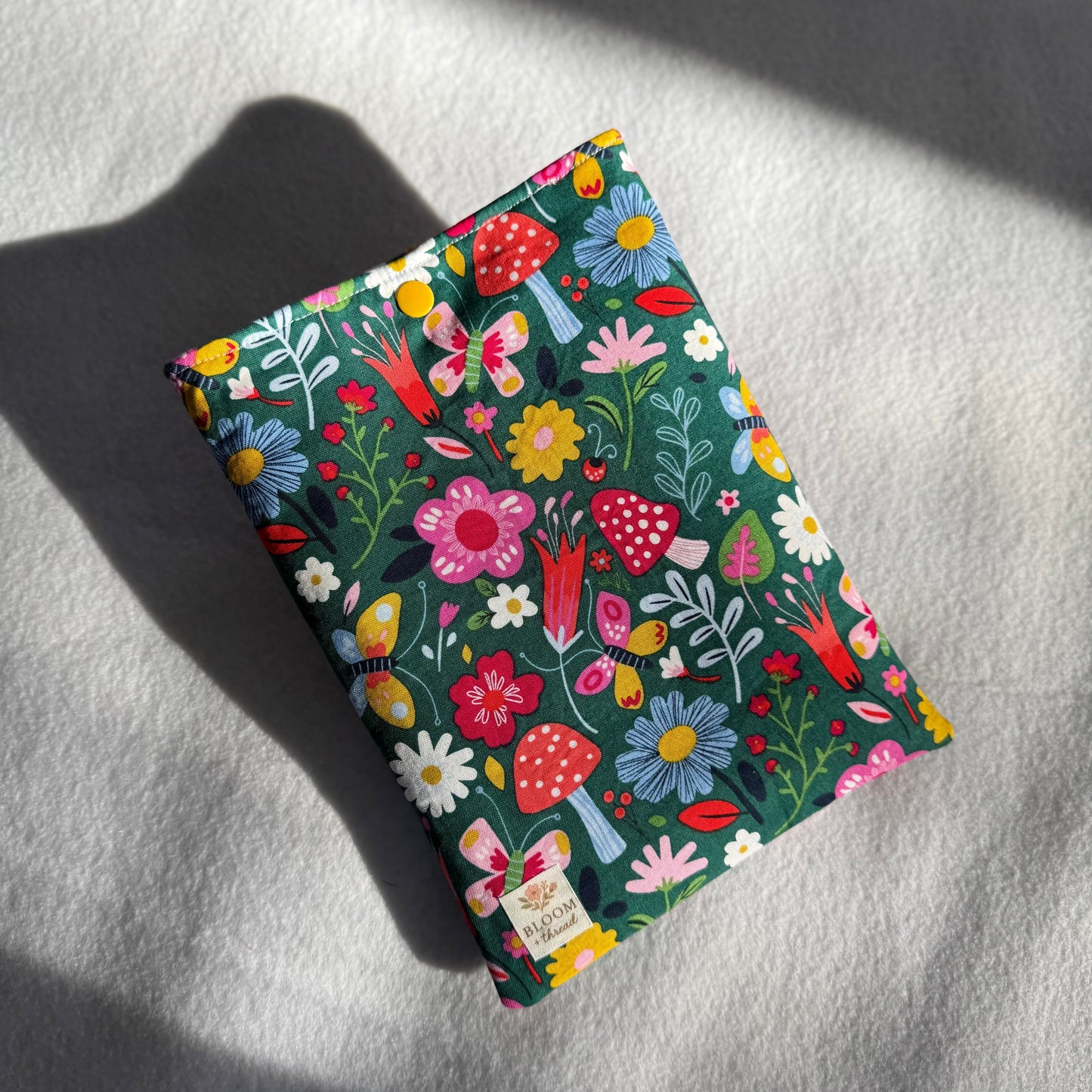 Whimsical Nature Book and E-Reader Sleeves