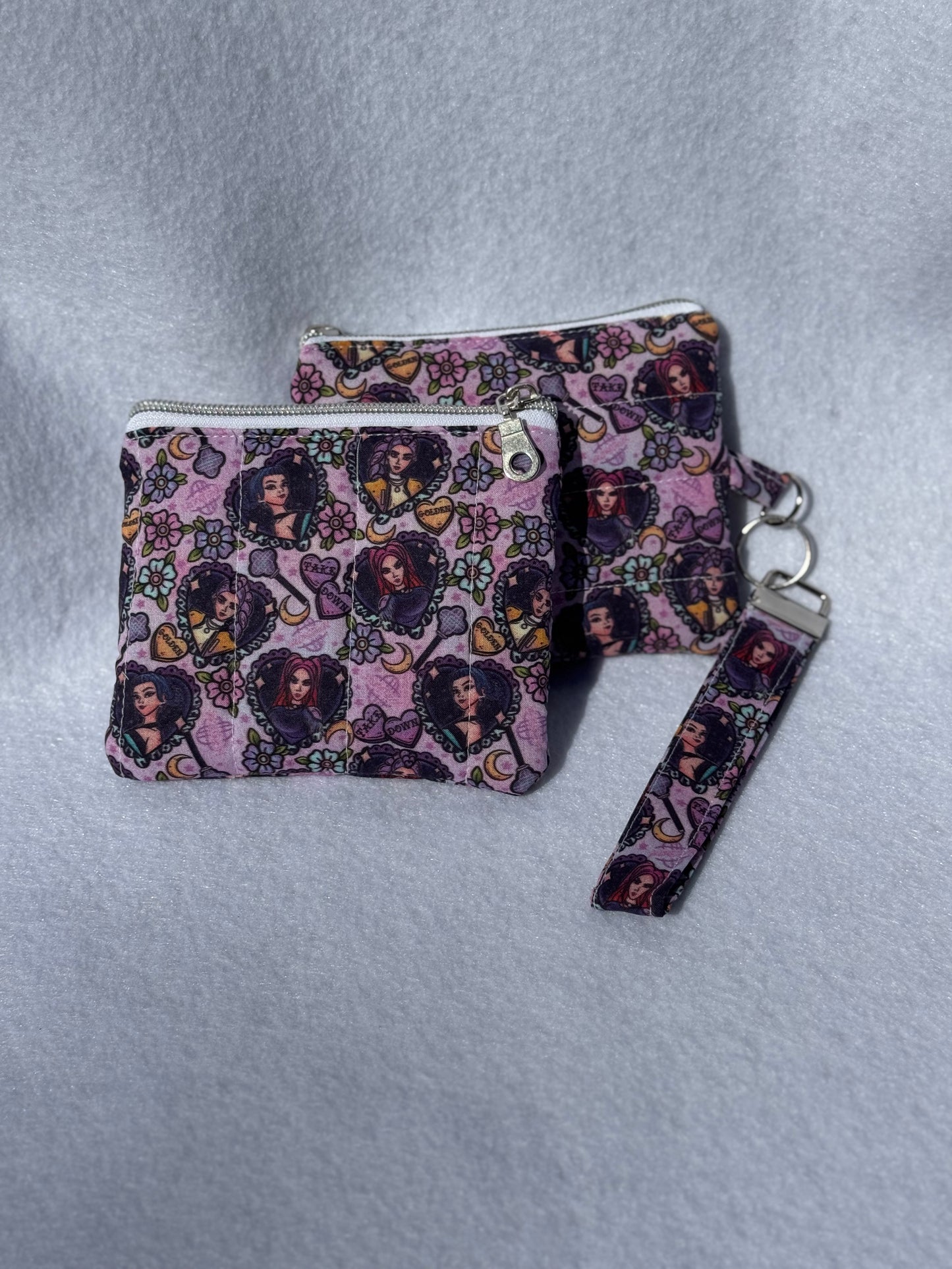 Quilted Huntrix Wristlet