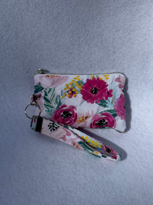 Bright Bloom Wristlet