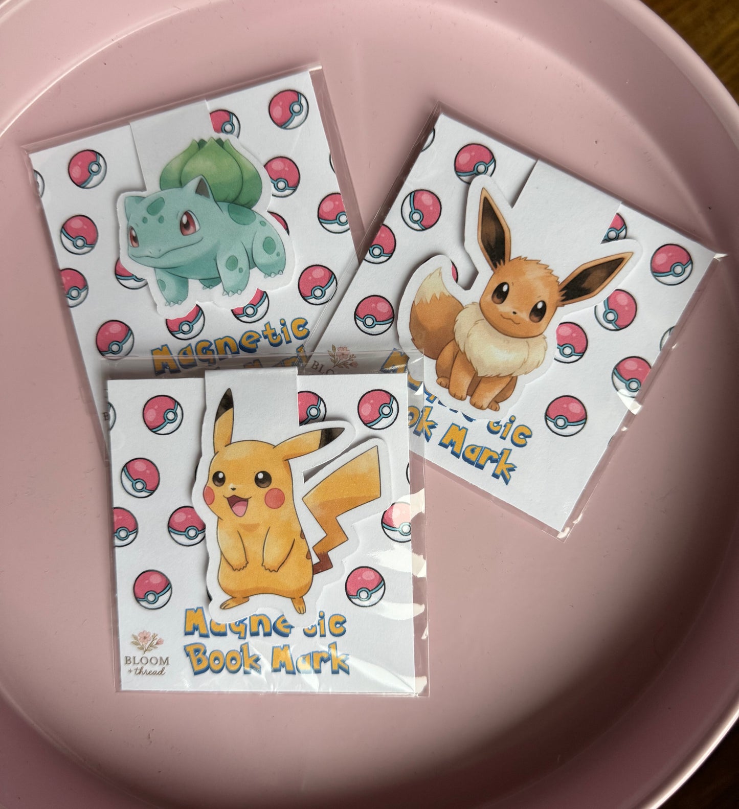 Poke Pals Magnetic Bookmarks