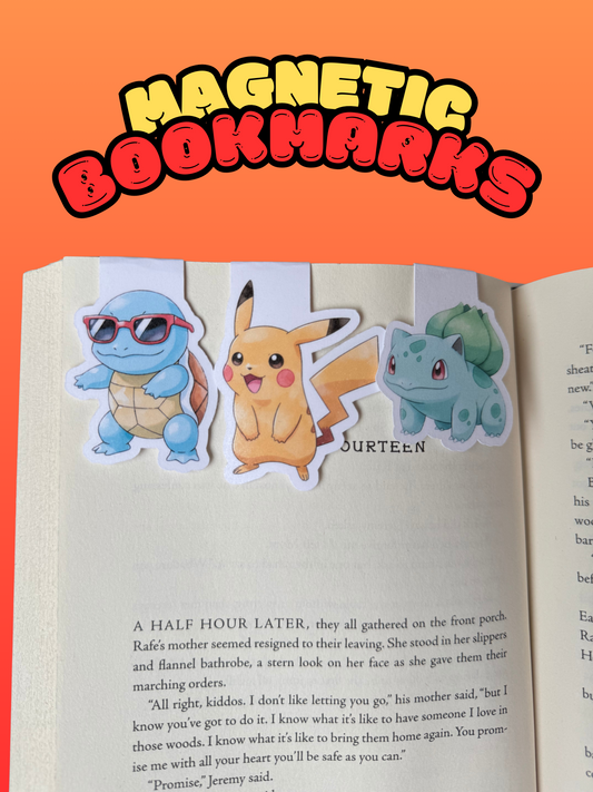 Poke Pals Magnetic Bookmarks