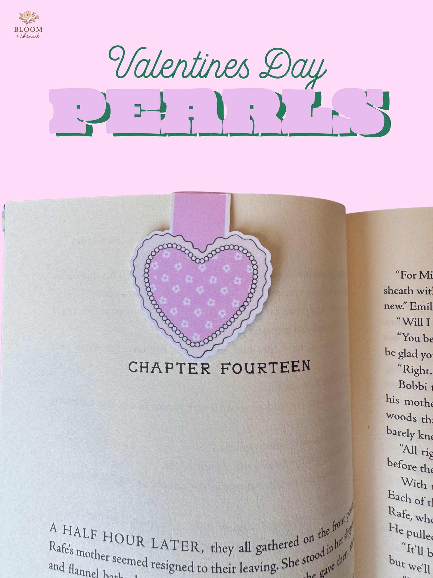 Cute Heart Magnetic Bookmarks
