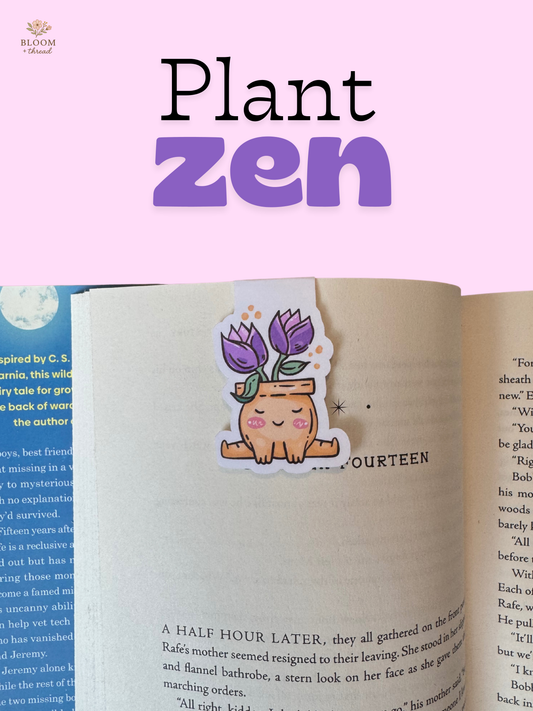 Plant Zen Magnetic Bookmark