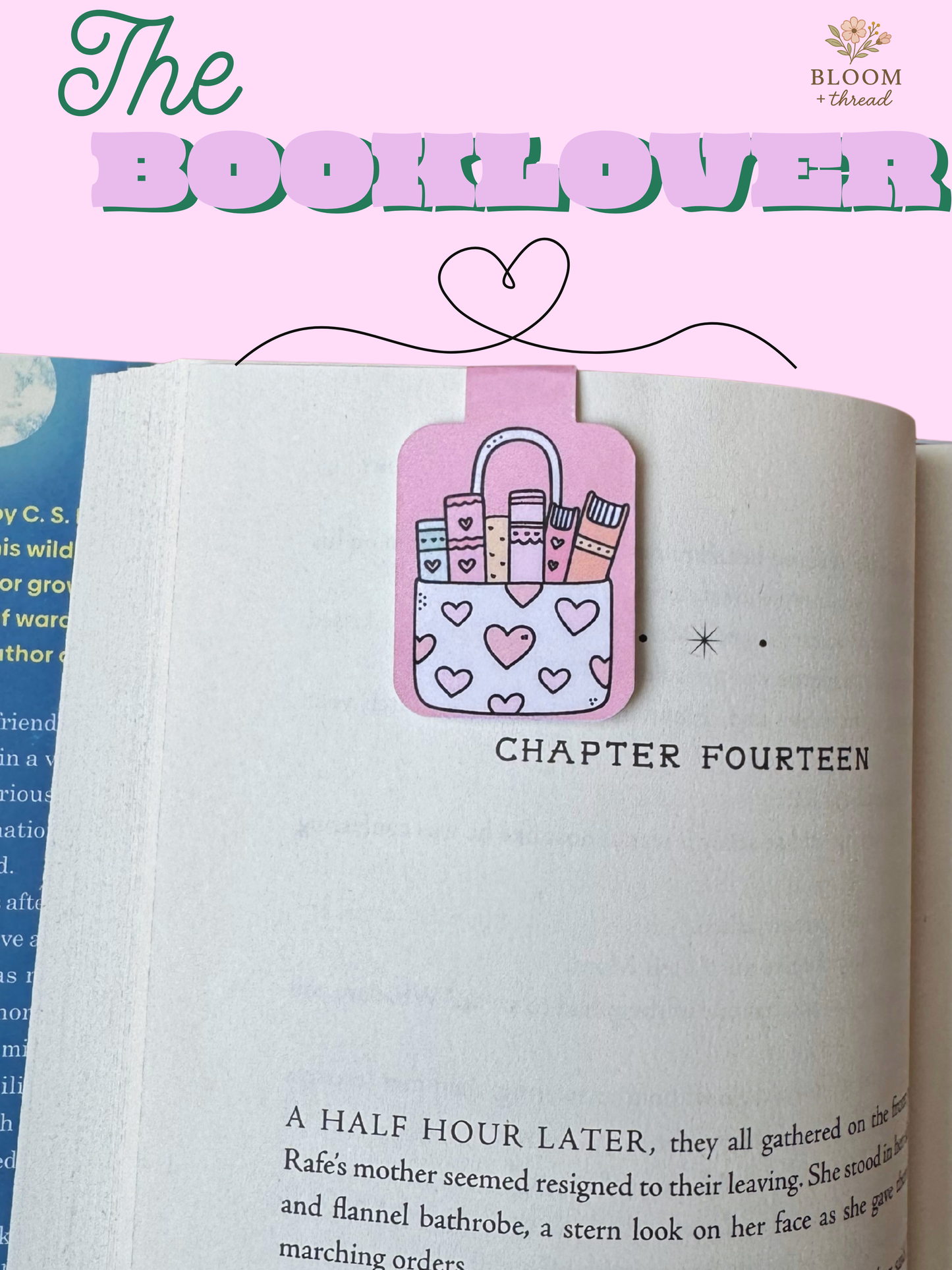 Cute Heart Magnetic Bookmarks