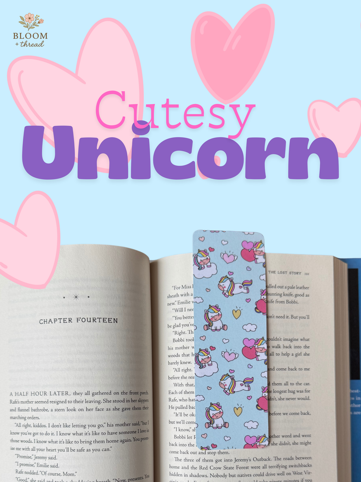 Girly Laminated Bookmarks